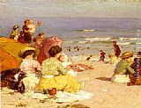 Beach Scene by Edward Potthast